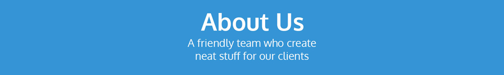 about us banner